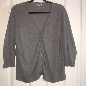 Gray Old Navy Cardigan XXL